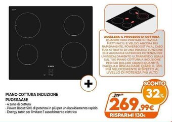 Expert Bosch Piano Cottura Induzione PUG611AA5E offerta