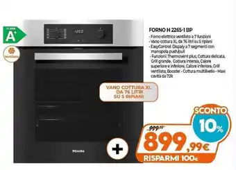 Expert Míele Forno H 2265-1 BP offerta