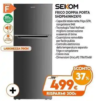 Expert SEKOM Frigo Doppia Porta SHDP541NM2XF0 offerta