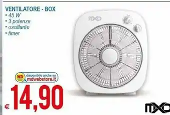 MD Discount Ventilatore offerta