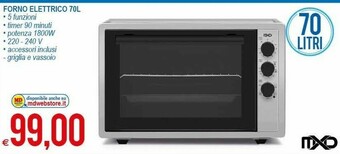 MD Discount Forno elettrico offerta