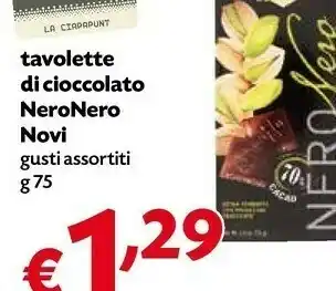 Borello Supermercati Novi Cioccolato offerta