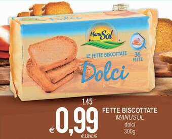 MD Discount ManuSol Fette biscottate offerta