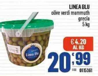 Linea Blu olive verdi mammuth grecia 5 kg