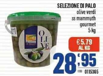 Gruppo di Palo Selezione di Palo olive verdi ss mammuth gourmet 5 kg offerta