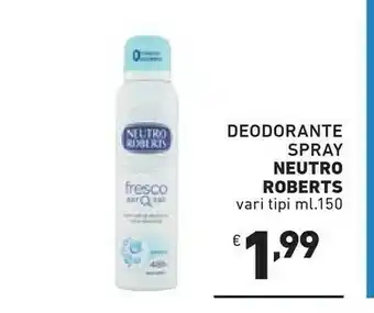 Ok Market Neutro Roberts Deodorante offerta