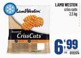Lamb Weston criss cuts 2,5 kg