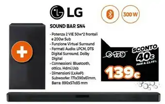 Expert LG Soundbar offerta