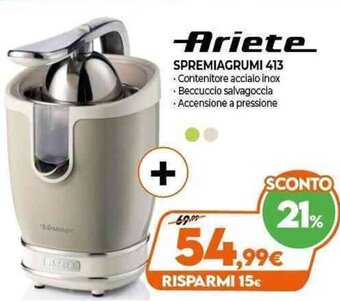 Expert Ariete Spremiagrumi 413 offerta