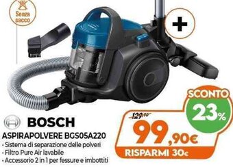 Expert Bosch Aspirapolvere BGS05A220 offerta