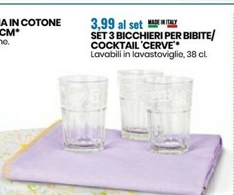 Eurospin Bicchieri offerta
