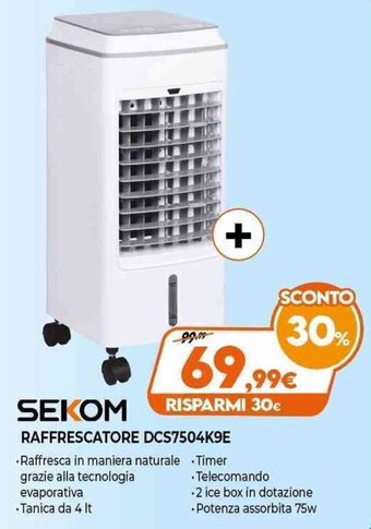 Expert SEKOM Raffrescatore DCS7504K9E offerta