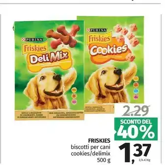 Pam Purina Friskies Biscotti Per Cani Cookies/ Delimix offerta