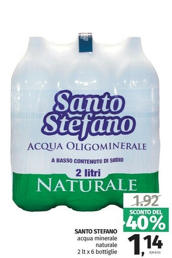 Pam Santo stefano Acqua Minerale Naturale offerta