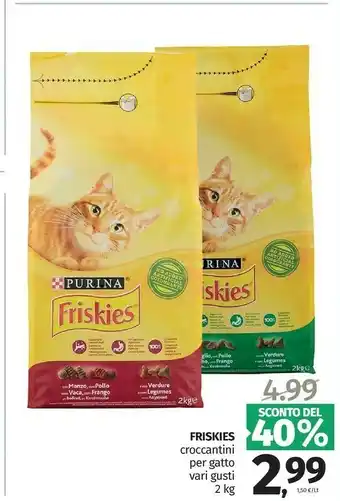Pam Purina Friskies Croccantini Per Gatto offerta