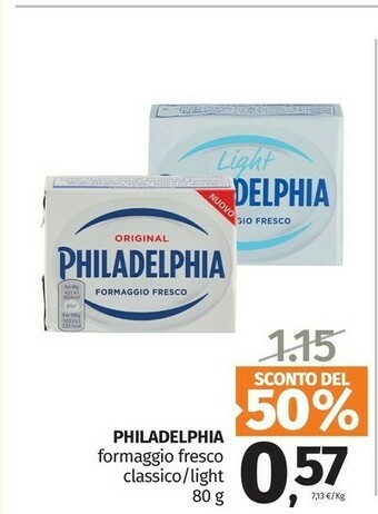 Pam Mondelez Philadelphia Classico 80 G(ml) offerta