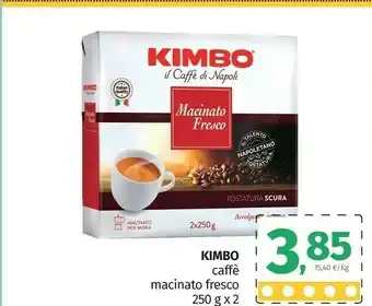 Pam Kimbo Caffè Macinato Fresco 250 G(ml) offerta