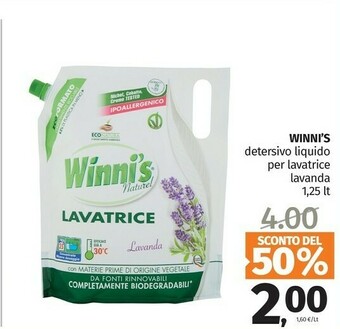 Winni's Detersivo Liquido Per Lavatrice Lavanda