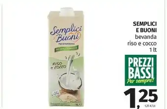 Pam Semplici e buoni Bevande analcoliche offerta