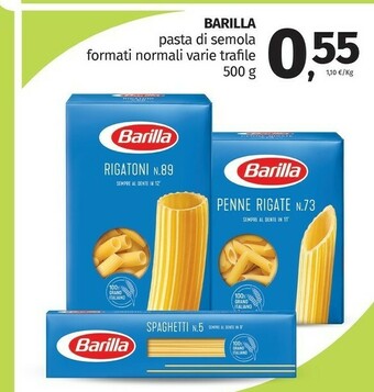 Pam Barilla Pasta offerta