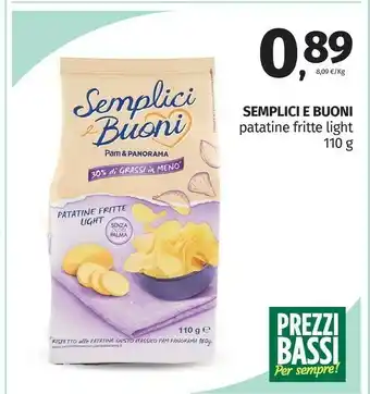 Pam Semplici e buoni Patatine fritte offerta