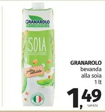 Pam Granarolo Latte di soia offerta