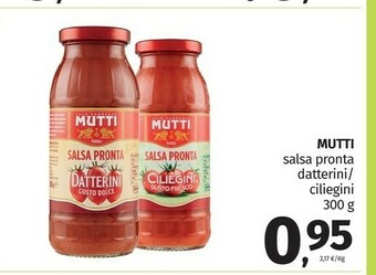 Pam Mutti Passata di pomodoro offerta