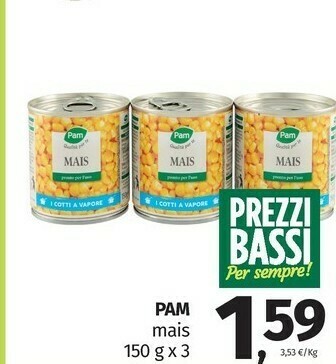 Pam Mais offerta