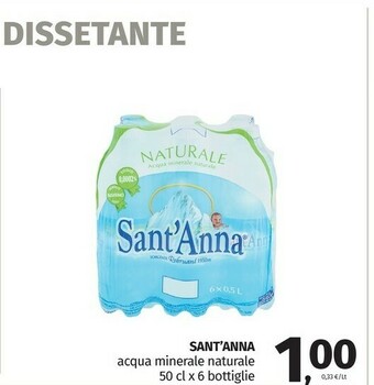 Pam Sant'anna Acqua Sant'Anna offerta