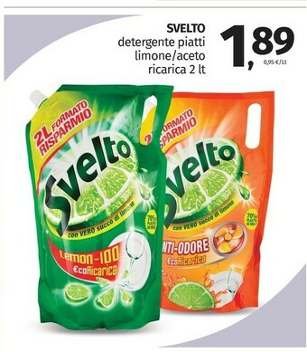 Pam Svelto Detersivo piatti offerta