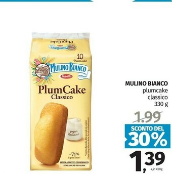 Pam Mulino Bianco PlumCake Classico 330 G(ml) offerta