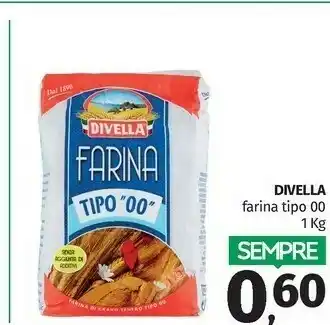 Pam Divella Farina Di Grano Tenero Tipo 00 1000 G(ml) offerta