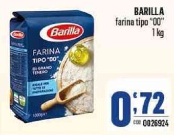 Gruppo di Palo Barilla farina tipo "00" 1 kg offerta