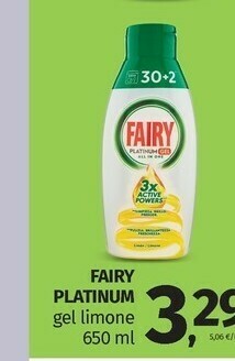 Pam Fairy Detersivo lavastoviglie offerta
