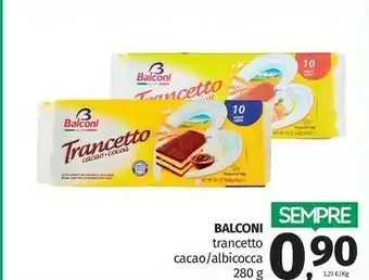 Pam Balconi Trancetto Albicocca 280 G(ml) offerta