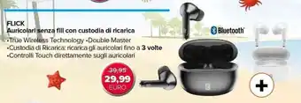 Expert cellularline Flick Auricolari senza fili con custodia di ricarica offerta