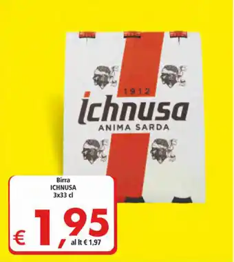 Alter Discount Birra Ichnusa 3x33cl offerta