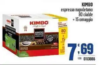 Gruppo di Palo Kimbo espresso napoletano 80 cialde + 15 omaggio offerta