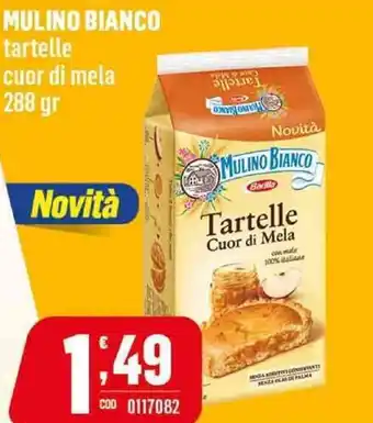 Gruppo di Palo Barilla Mulino Bianco tartelle cuor di mela 288 gr offerta