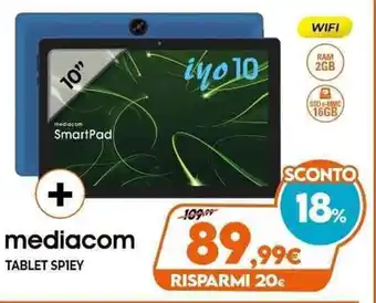 Expert mediacom Tablet Sp1ey offerta