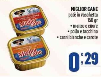 Miglior cane patè in vaschetta 150 gr