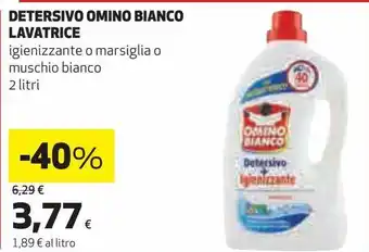 Coop Detersivo omino bianco lavatrice offerta