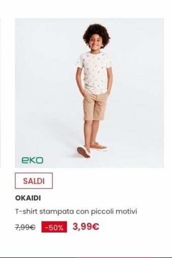 Okaidi T-shirt manica corta offerta