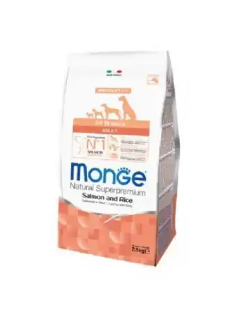 Monge all breeds adult salmone e riso 2,5kg