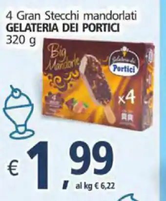 Alter Discount Gelateria Del Portici 4 Gran Stecchi mandorlati 320g offerta