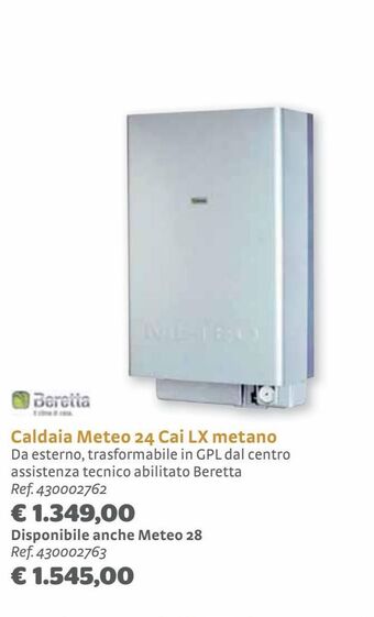 Caldaia meteo 24 cai lx metano