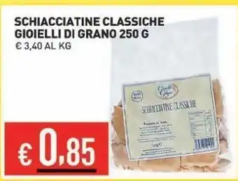 Ingrande Schiacciatine classiche gioielli di grano 250g offerta