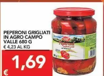 TuoDi Peperoni grigliati in agro campo valle offerta