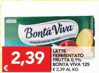 TuoDi Latte fermentato frutta 0,1% bonta viva offerta