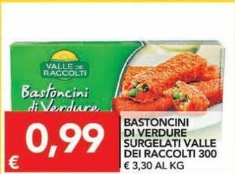 TuoDi Bastoncini di verdure surgelati valle dei raccolti offerta